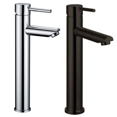 OTUS Hi-Rise Basin Mixer Chrome / Matte Black PC2004